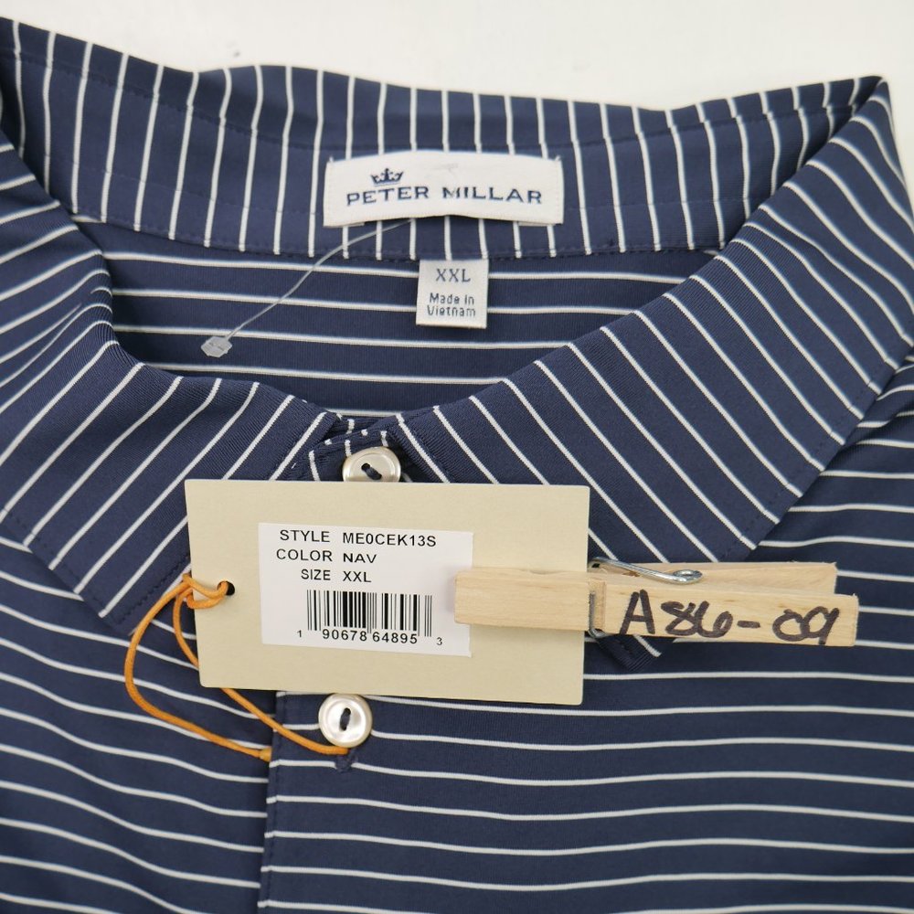Peter Millar Mens Stretch Jersey Polo Shirt UPF50+ - Picture 9 of 9